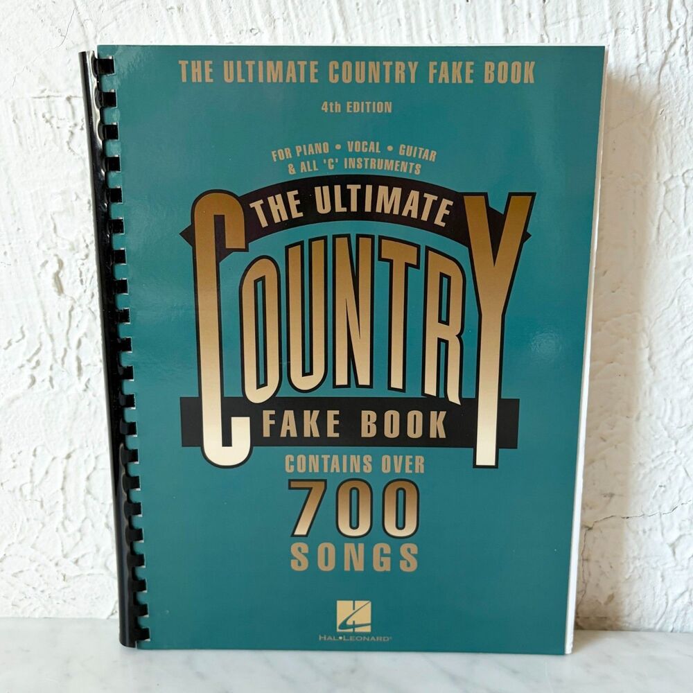 The Ultimate Country Fake Book 4th Edition Hal Leonard Piano Vocal Guitar 700